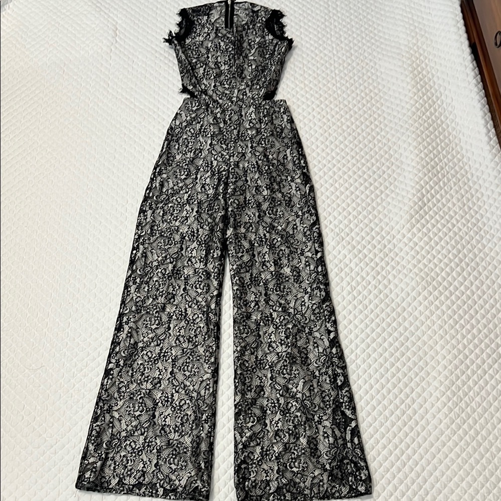 Elegant Black Lace Jumpsuit